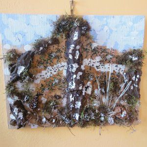 Moss & Bark Original Artwork - Holiday design